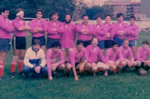 1980. El grupo del León Rugby Club
